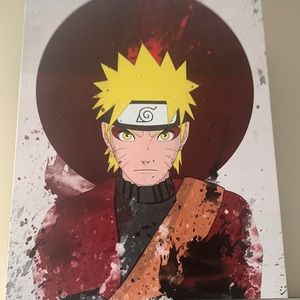 Naruto Painting on a 16*20 Cavas. A little something to decorate the home.